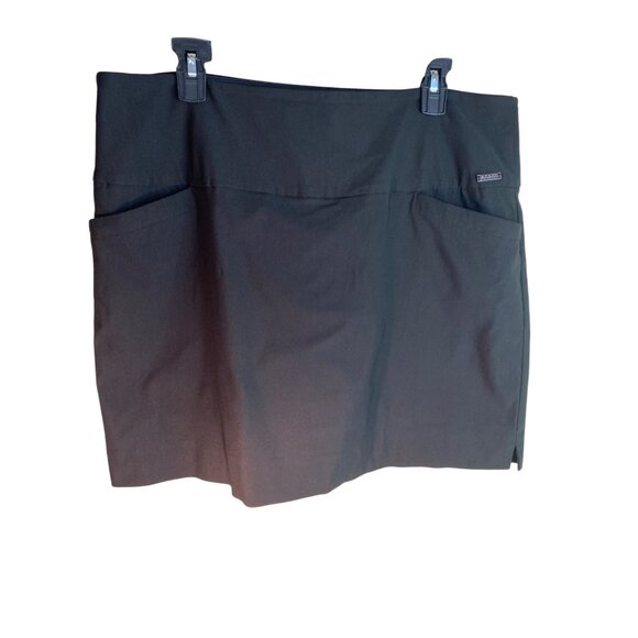 S.C.&Co. Womens Black Skort XL Rayon/Nylon/Spandex Blend - Picture 9 of 9